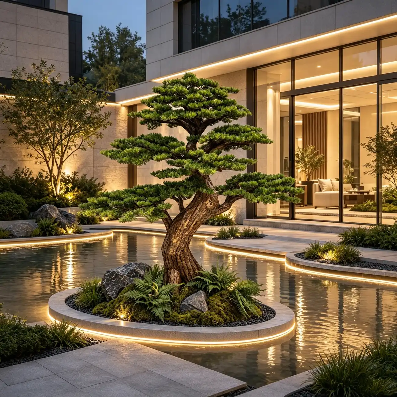 Artificial trees for garden landscape solutions — view 27