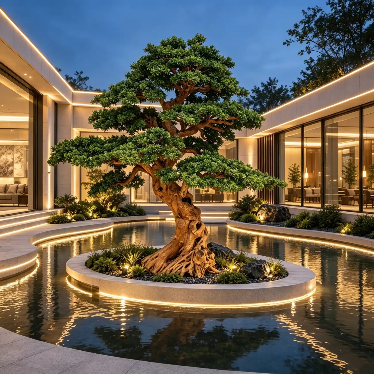 Artificial trees for garden landscape solutions — view 30