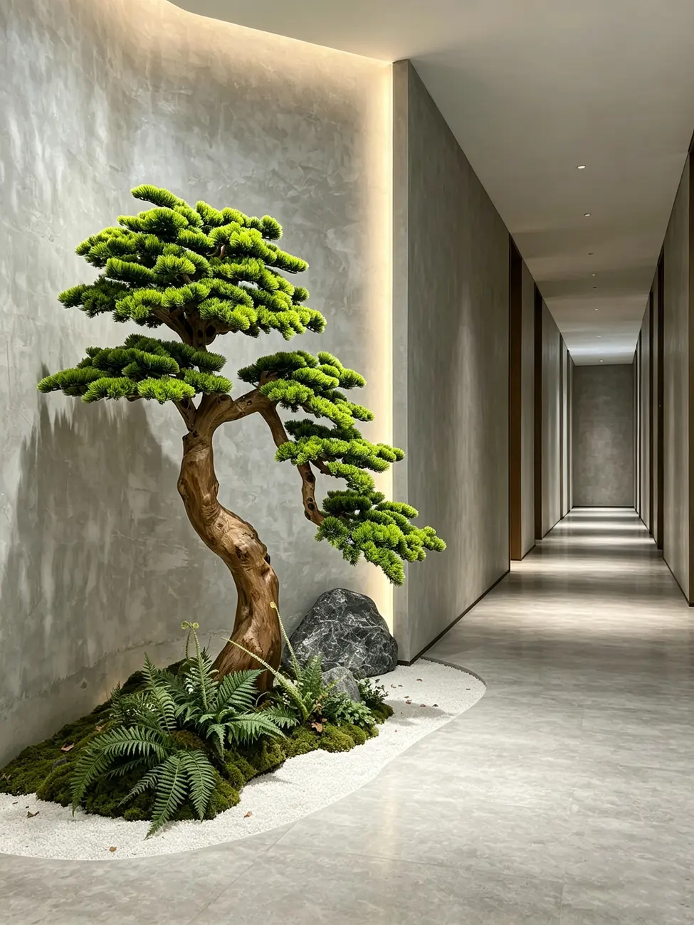 Artificial trees for hotel lobby landscape solutions — view 19