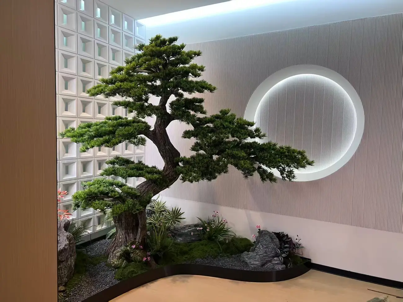 Botanical display in lobby — view 2