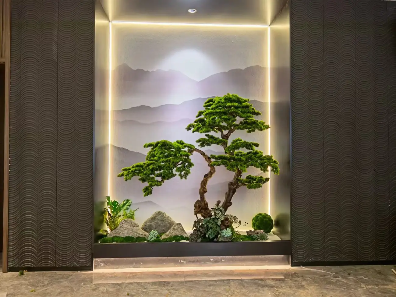 Botanical display in lobby — view 5