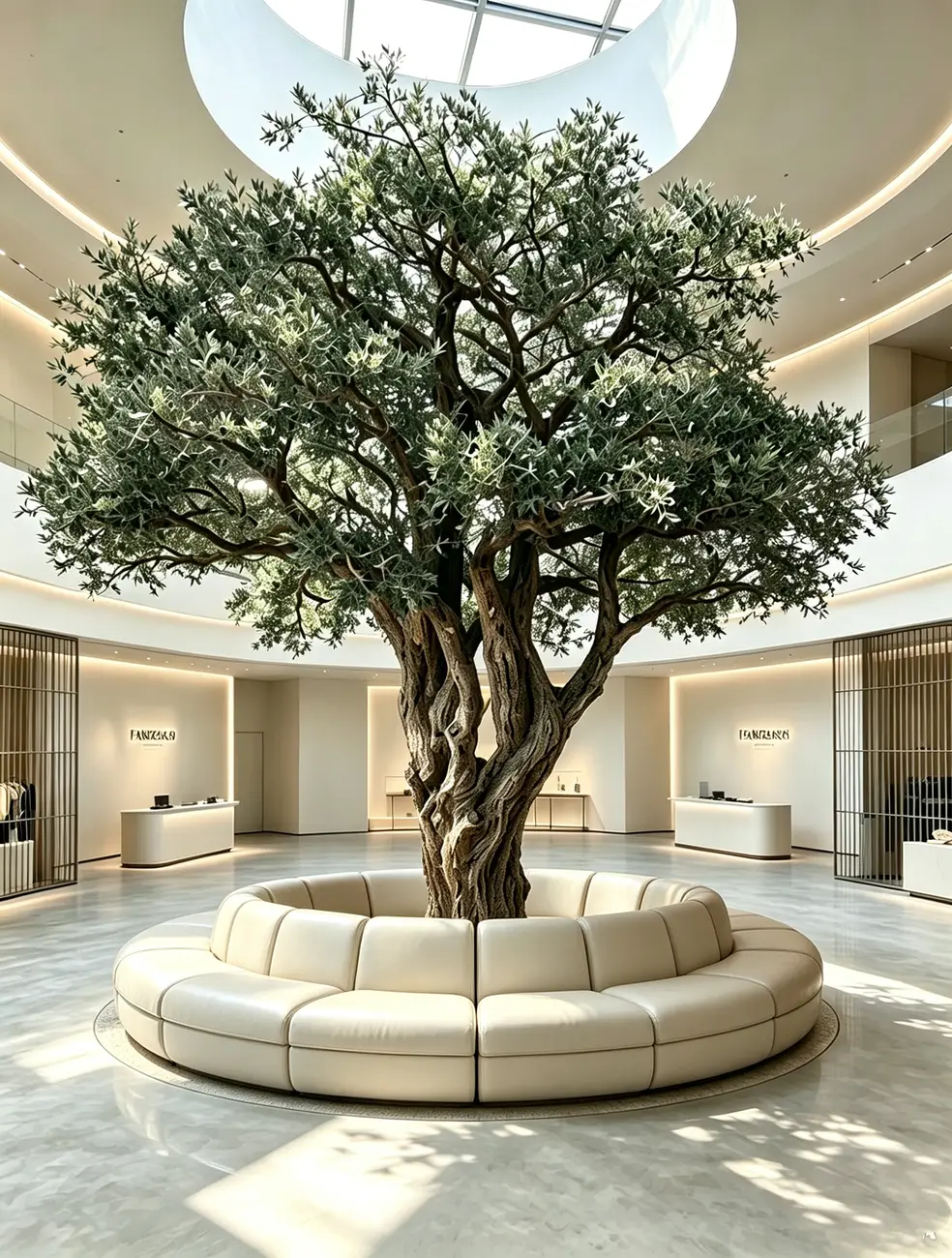 Artificial trees for luxury club landscape solutions — view 11