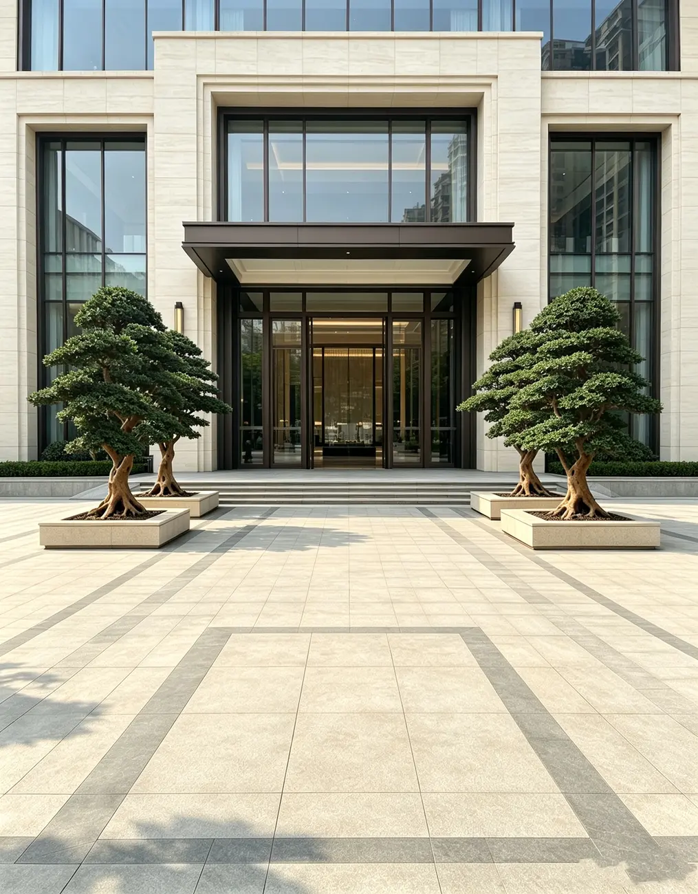 Artificial trees for luxury club landscape solutions — view 13