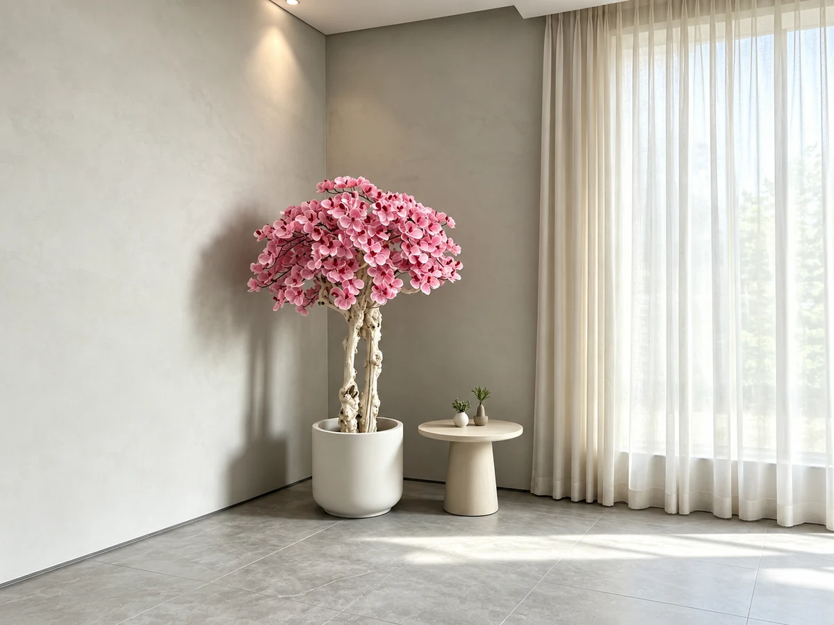 Artificial trees for luxury villa landscape solutions — view 2