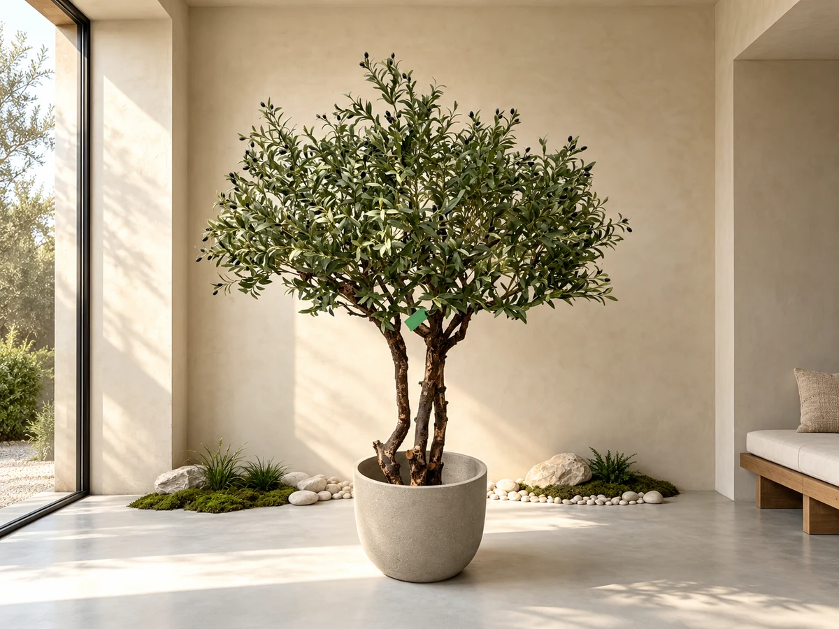 Artificial trees for luxury villa landscape solutions — view 7