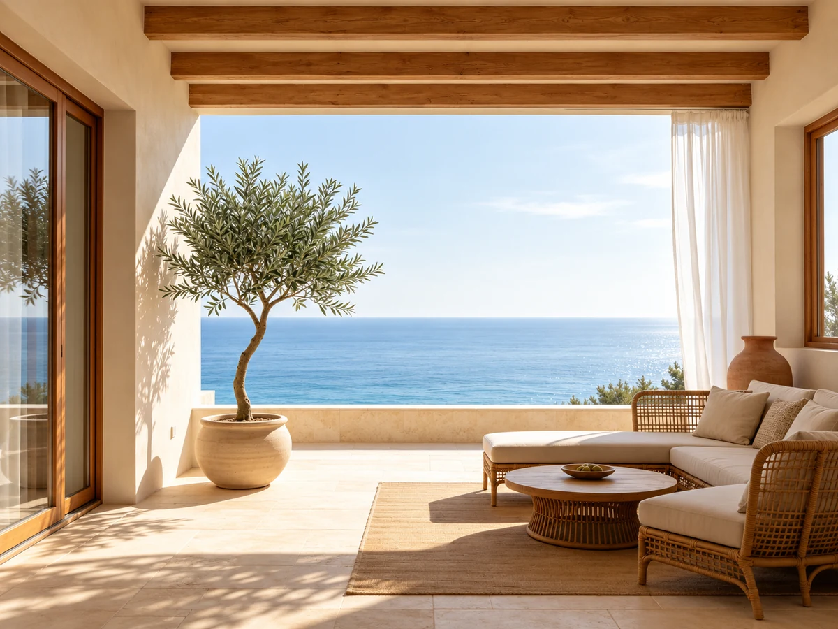 Artificial trees for luxury villa landscape solutions — view 10