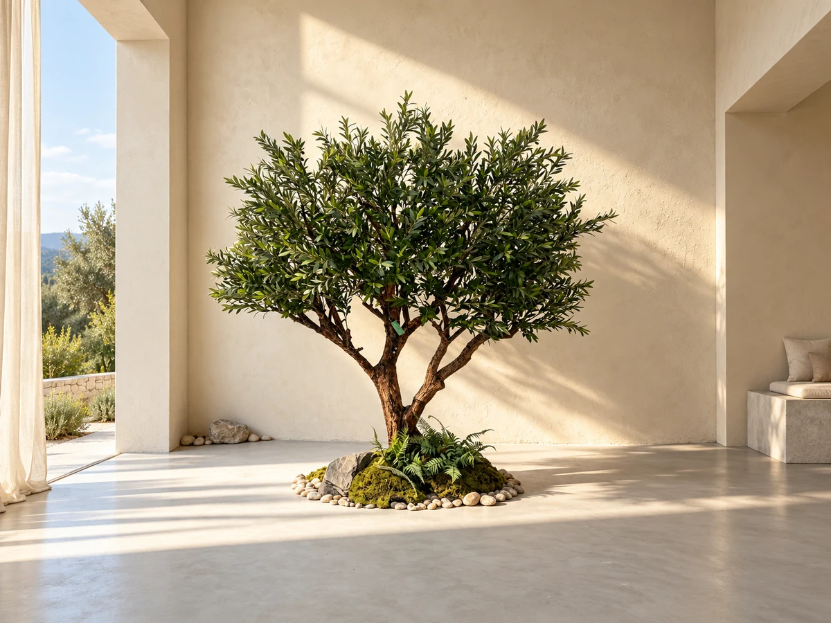 Artificial trees for luxury villa landscape solutions — view 13