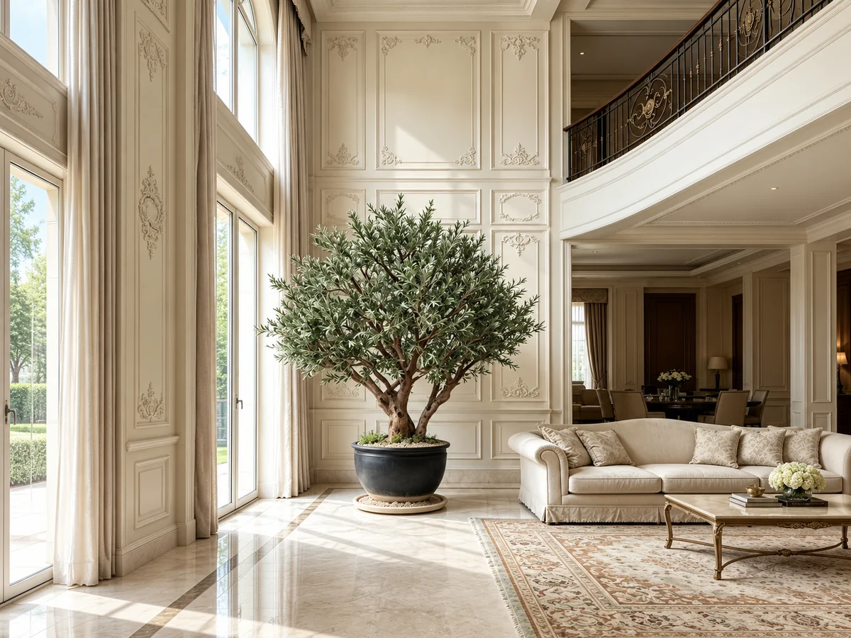 Artificial trees for luxury villa landscape solutions — view 15