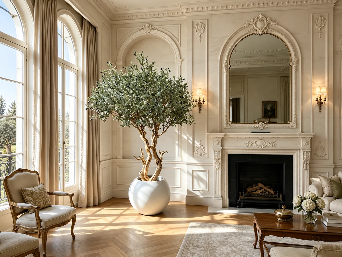 Artificial trees for luxury villa landscape solutions — view 21