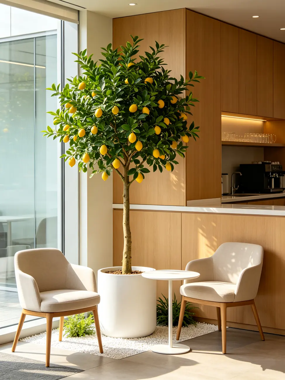 Artificial trees for office greenery solutions — view 1