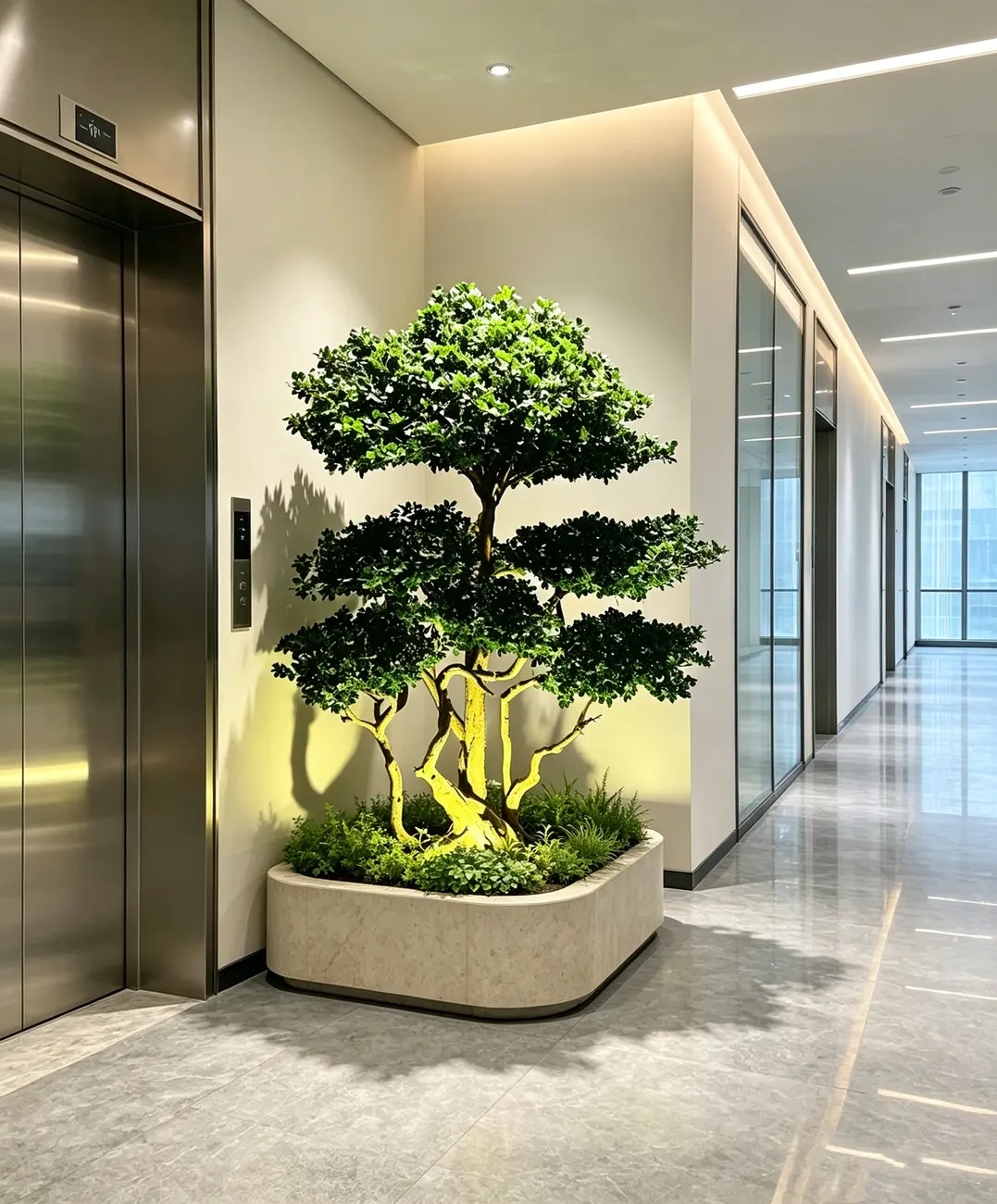 Artificial trees for office greenery solutions — view 11