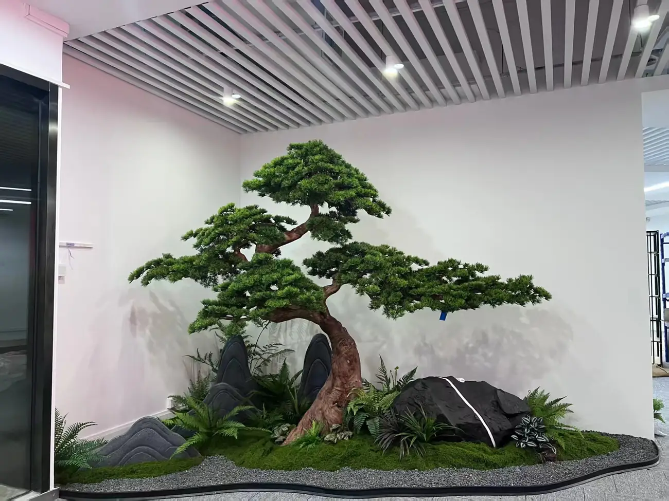 Botanical display in showroom — view 4