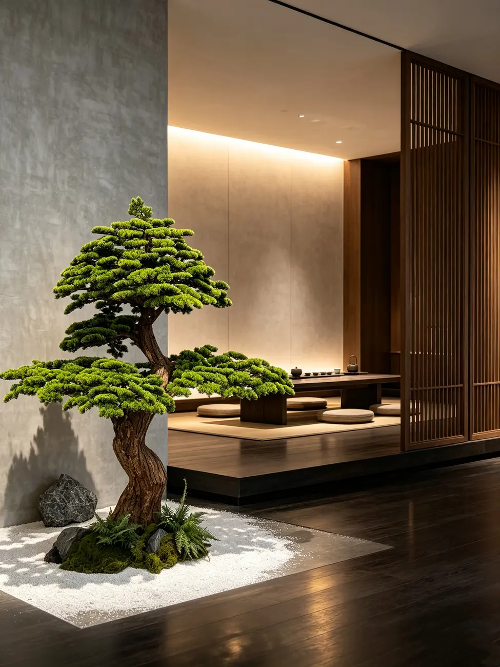 Artificial trees for tea house landscape solutions — view 3
