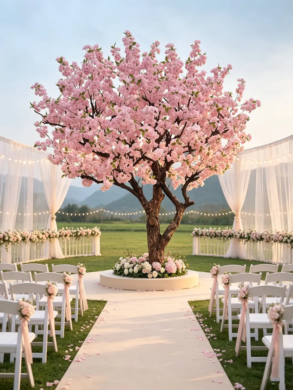 Artificial trees for wedding & event landscape solutions — view 6