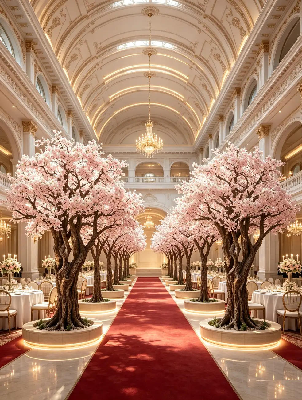 Artificial trees for wedding & event landscape solutions — view 7